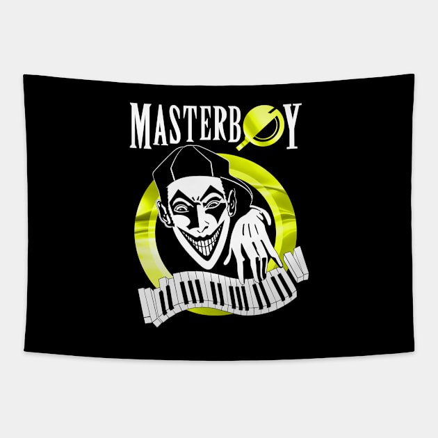 Masterboy - Dance 90's golden yellow collector edition Tapestry by BACK TO THE 90´S