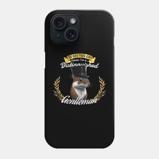 The Distinguished Squirel Gentleman Phone Case