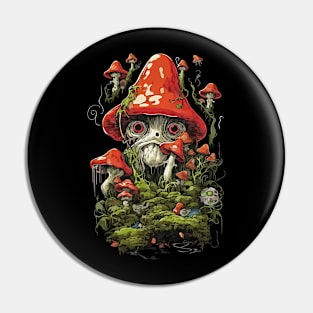 The Crazy Mushroom Pin