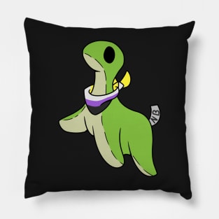 Non-Binary pride Nessie Pillow