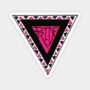 Pride Pink Triangle Magnet