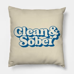 Clean & Sober Pillow