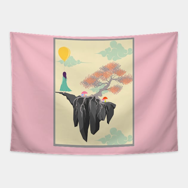 Youre not alone girl Tapestry by Ahader
