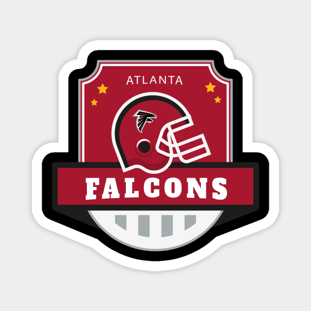 Atlanta Falcons Football Magnet by info@dopositive.co.uk