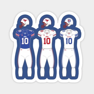 SMU Football Uniforms Magnet