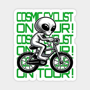 Alien Cyclist's Magnet