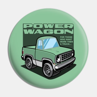 Light Green - Power Wagon (White Base) Pin