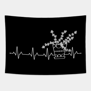 Plant Lover Heartbeat Tapestry