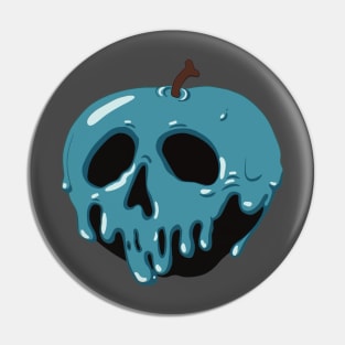 Blue Witchy Halloween Poison Pin