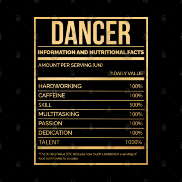 Awesome And Funny Nutrition Label Dance Dancer Dancers Dancing Saying Quote For A Birthday Or Christmas - Dancer - Phone Case