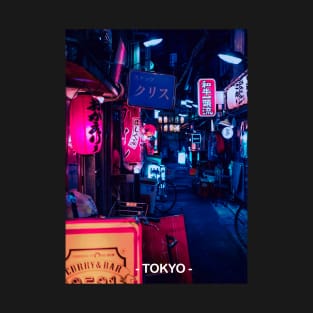 Tokyo Street Neon Synthwave T-Shirt