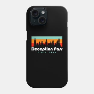 Deception Pass State Park Hikes Washington Camping Bridge Phone Case