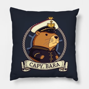 Captain Bara Capy. Bara Pillow