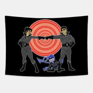 Wonder Twins evil Tapestry