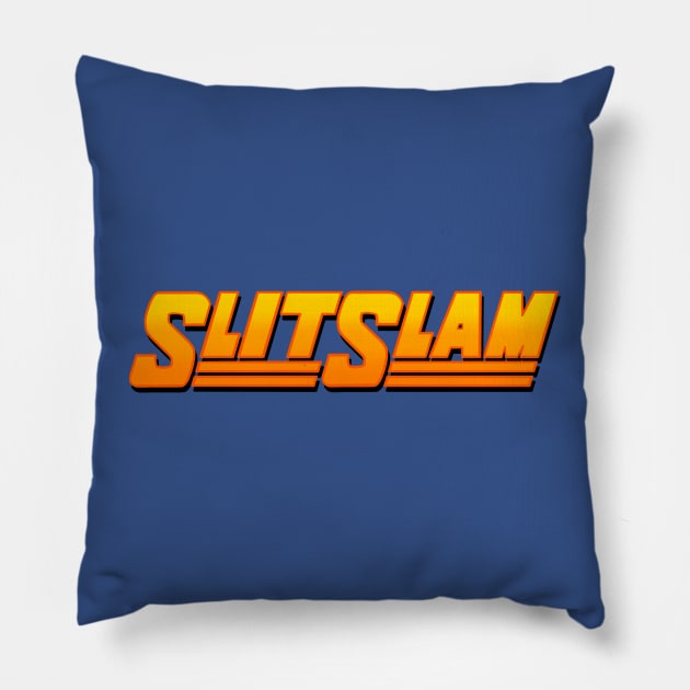 SLIT SLAM Pillow by joshbaldwin391