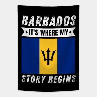 Barbados It's Where My Story Begins Tapestry