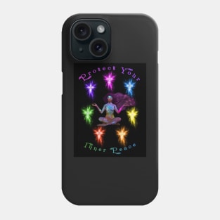 Protect Your Inner Peace Woman Chakra Phone Case