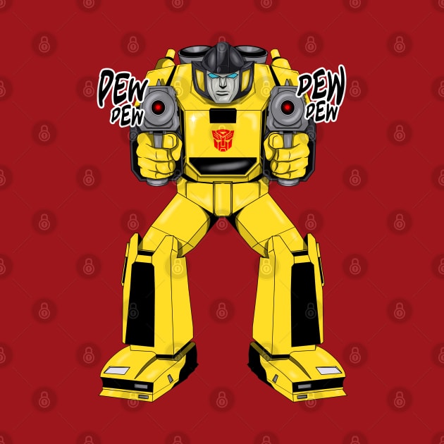 Transformers Sunstreaker G1 Pew Pew by nicitadesigns