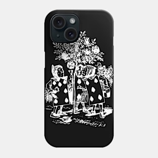 Alice in Wonderland (white) Phone Case