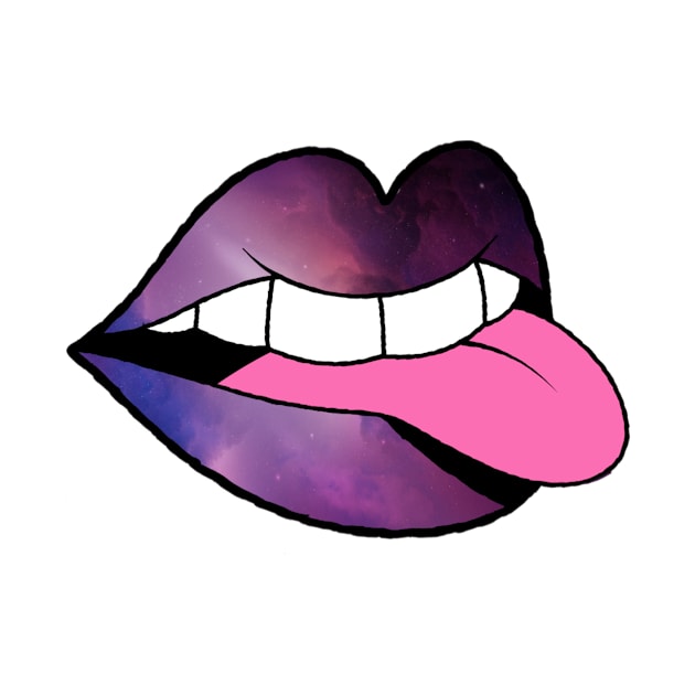 Purple Nebula Mouth by KindlyHarlot