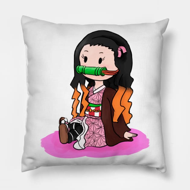 Nezuko Pillow by Ebidcheese