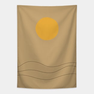 Abstract Sunset Tapestry