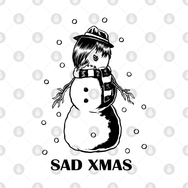 Emo Snowman by popcornpunk