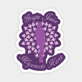 Miyamoto Karin's Grape Juice Magnet