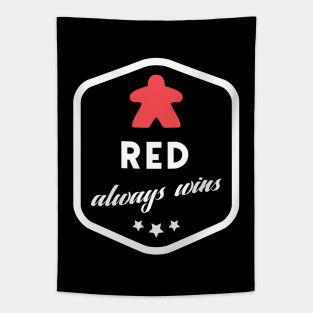 Red Always Wins Meeple Board Games Meeples and Roleplaying Addict - Tabletop RPG Vault Tapestry