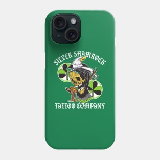 Silver Shamrock Tattoo Company Grim Eagle Phone Case