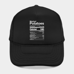 Mashed Potatoes Nutrition Funny Thanksgiving Hat