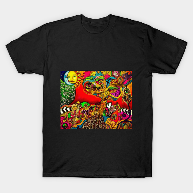 Psychedelic nature - Psychedelic - T-Shirt