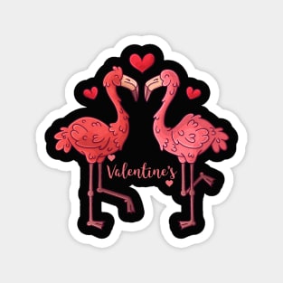 flamingo is my valentine <3 Magnet