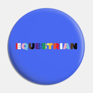 Equestrian (PRIDE) Pin