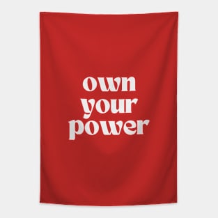 Own your power Tapestry