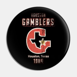 Gamblers 1984 football Pin