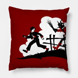 christmas krampus Pillow