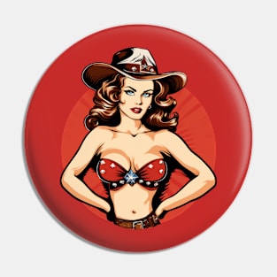 Beautiful american cowgirl Pin