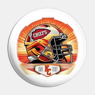 Kansas City Football Pin