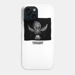 thinking to death Phone Case