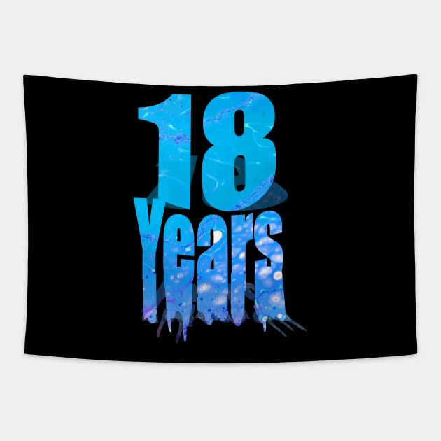 18 years old Tapestry by Yous Sef