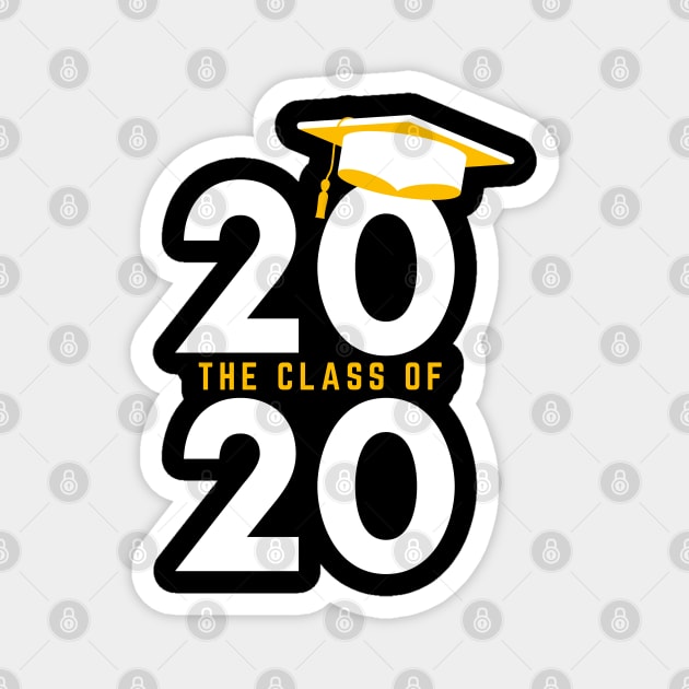 The class of 2020 graduation T-shirt Magnet by Tshirtiz