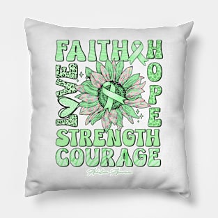 Achalasia Awareness - Sunflower strong faith love Pillow