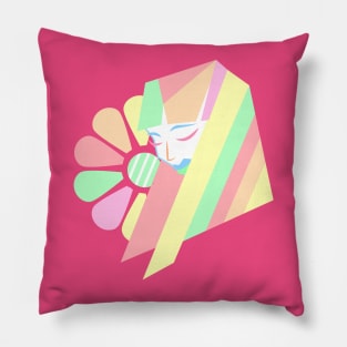 Pastel Melancholy in Spring Pillow