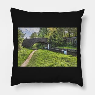 Shipton on Cherwell Canal Bridge Pillow