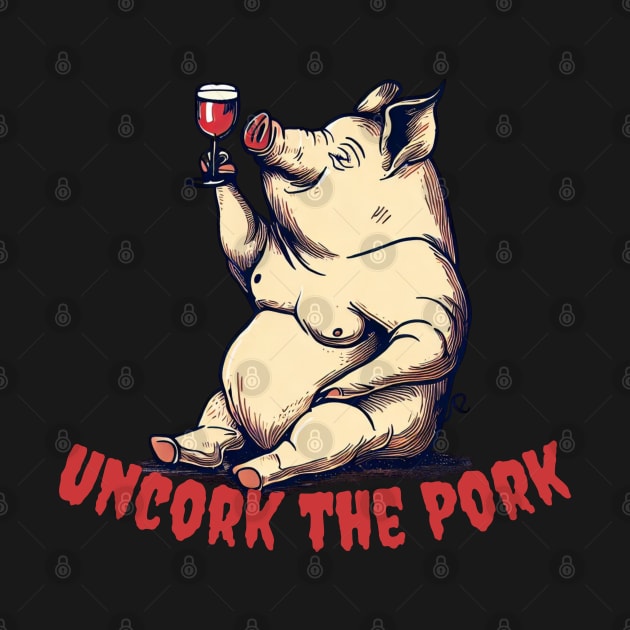 Uncork the Pork Piggy Wine Taster by Japanese Fever