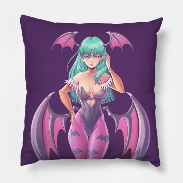 Morrigan Pillow by MauroAlbatros