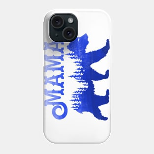 Mama Bear (Blue) Phone Case