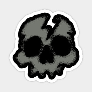 Grungy Skull Tattoo Magnet