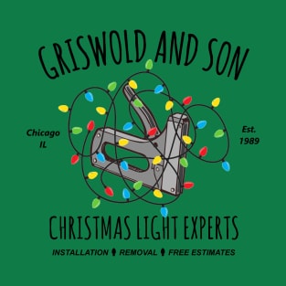 Christmas Vacation - Griswold And Son Christmas Light Experts T-Shirt